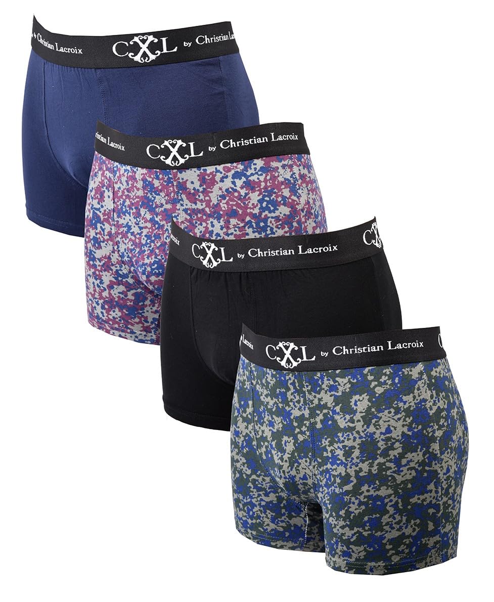 Ozabi Boxer CXL By LACROIX (UK, Alpha, M, Regular, Regular, Pack of 4 Boxers Shorts CXL0790)