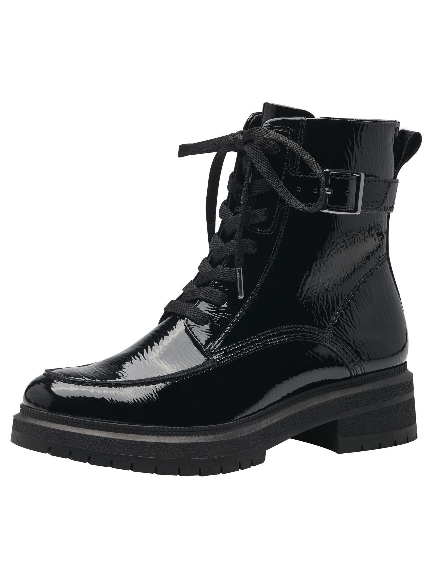 Tamaris Ankle Boots 1-25261-41 Normal, Black (Black Patent), 37 EU