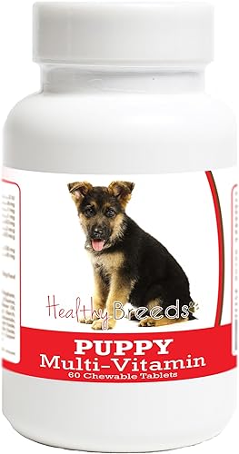 Miniatura 10 de Healthy Breeds Doberman Pinscher - Tableta multivitamínica para cachorros, 60 unidades