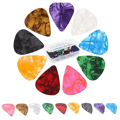 Aolfior 21 Packs Guitar Picks For Electric Acoustic Guitars Ukulele