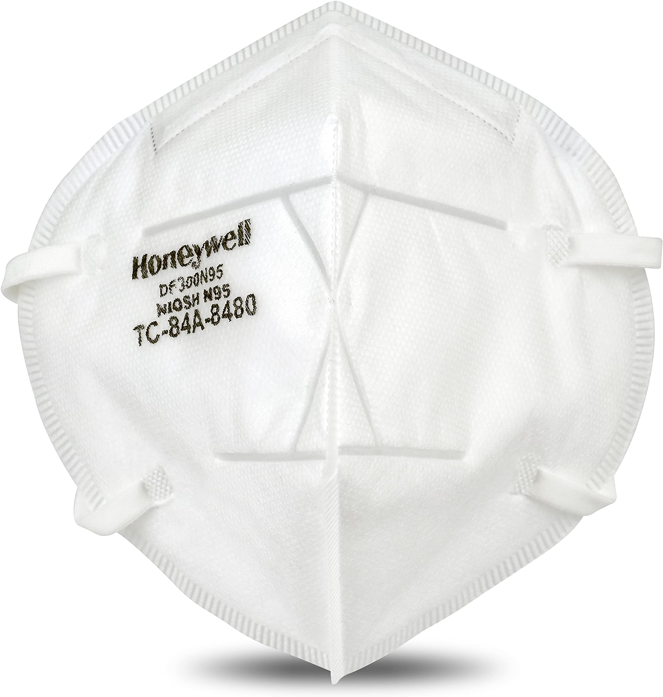Honeywell Safety NIOSH-Approved N95 DF300 Flatfold Respirator, 20-pack (RAP-74038), White,One Size Fits All