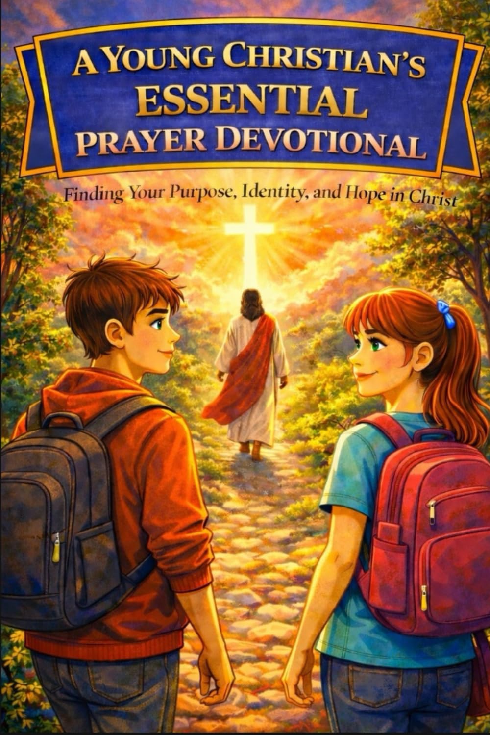 A Young Christians Essential Prayer Devotional: A Christian Devotional Graphic Novel, About Purpose, Identity, and Following Jesus.