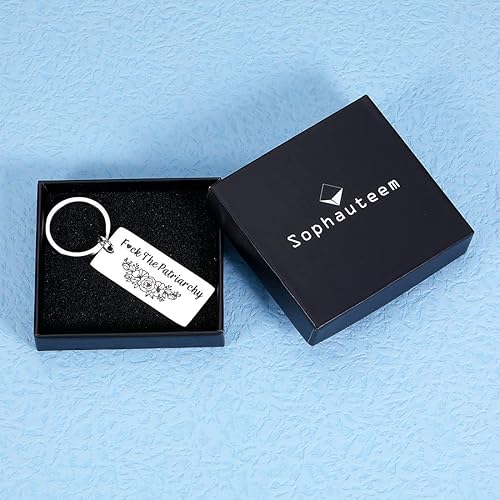 Miniatura 7 de Fk The Patriarchy - Llavero inspirador para mejor amiga ella mujer regalo de activista para mujer y niña poder para mamá hija mejor amiga hermana