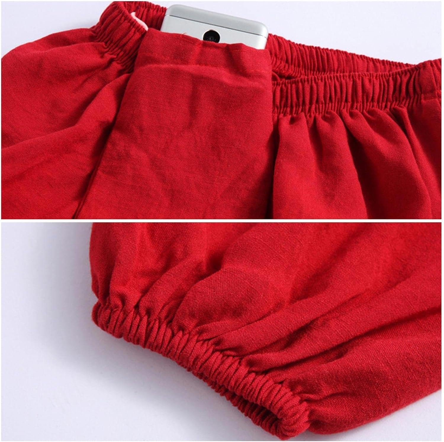 Unisex Kung Fu Hose mit 4-Wege-Stretch - Atmungsaktive Martial Arts Hose für Tai Chi, Yoga, Jogging - Hohe Taille & Beinöffnung (Damen & Herren)