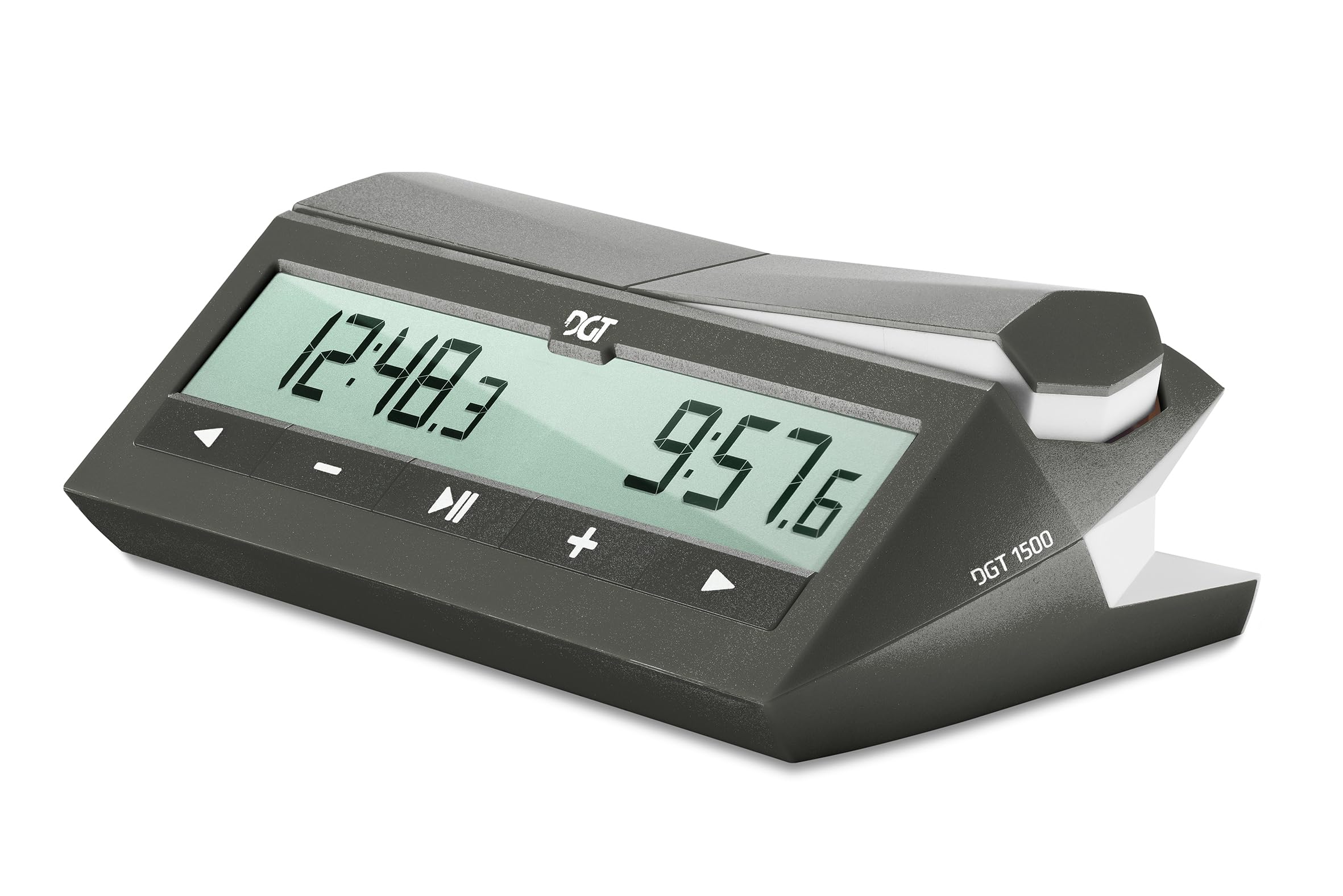 Horloge d'échecs numérique DGT 1500 pour jeux d'échecs rapides (gris)