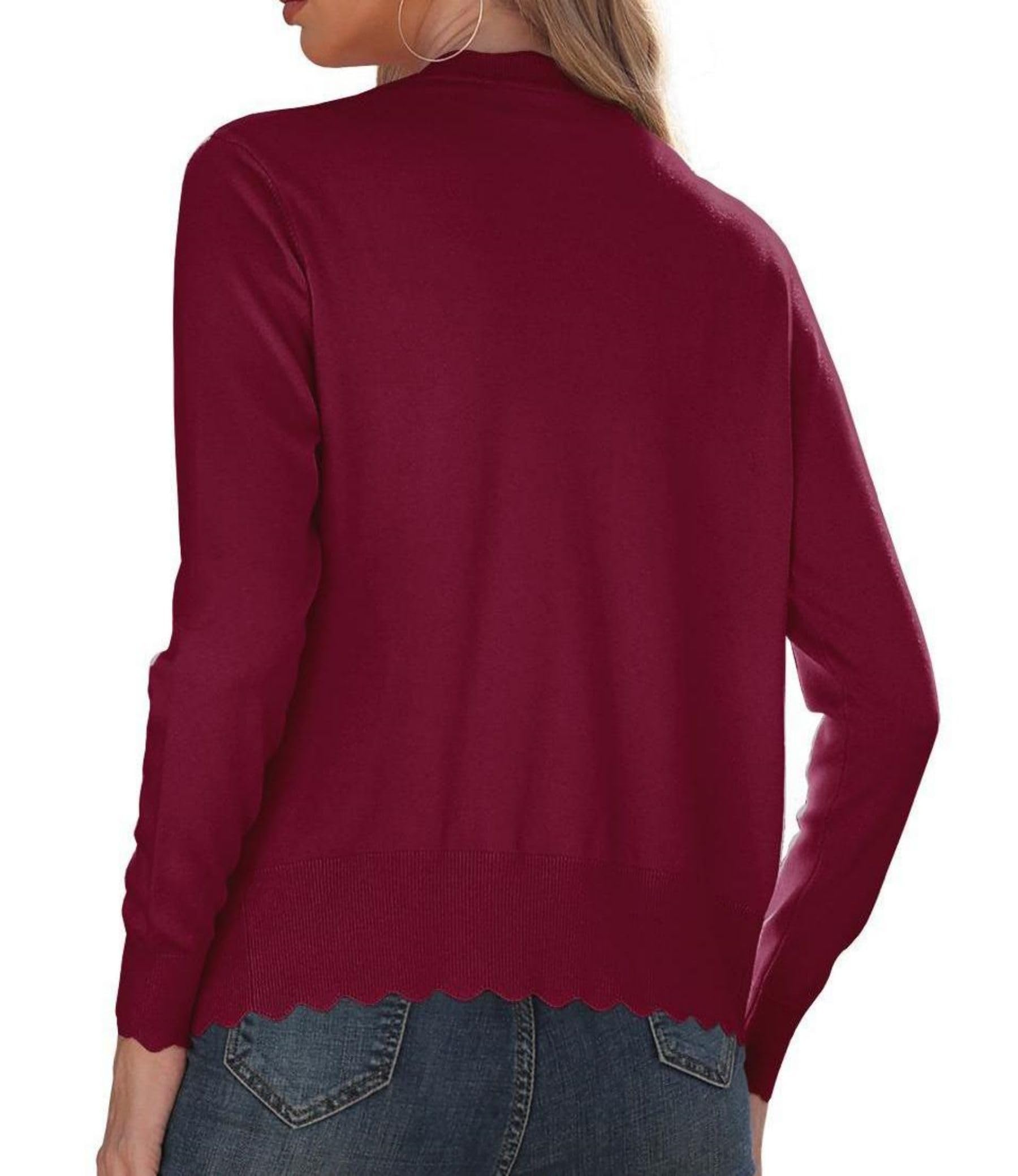 GRECERELLE Cardigan da Donna con Bottoni e Scollo a V Cardigan da Donna in Pizzo Estivo, Leggero ed Elegante