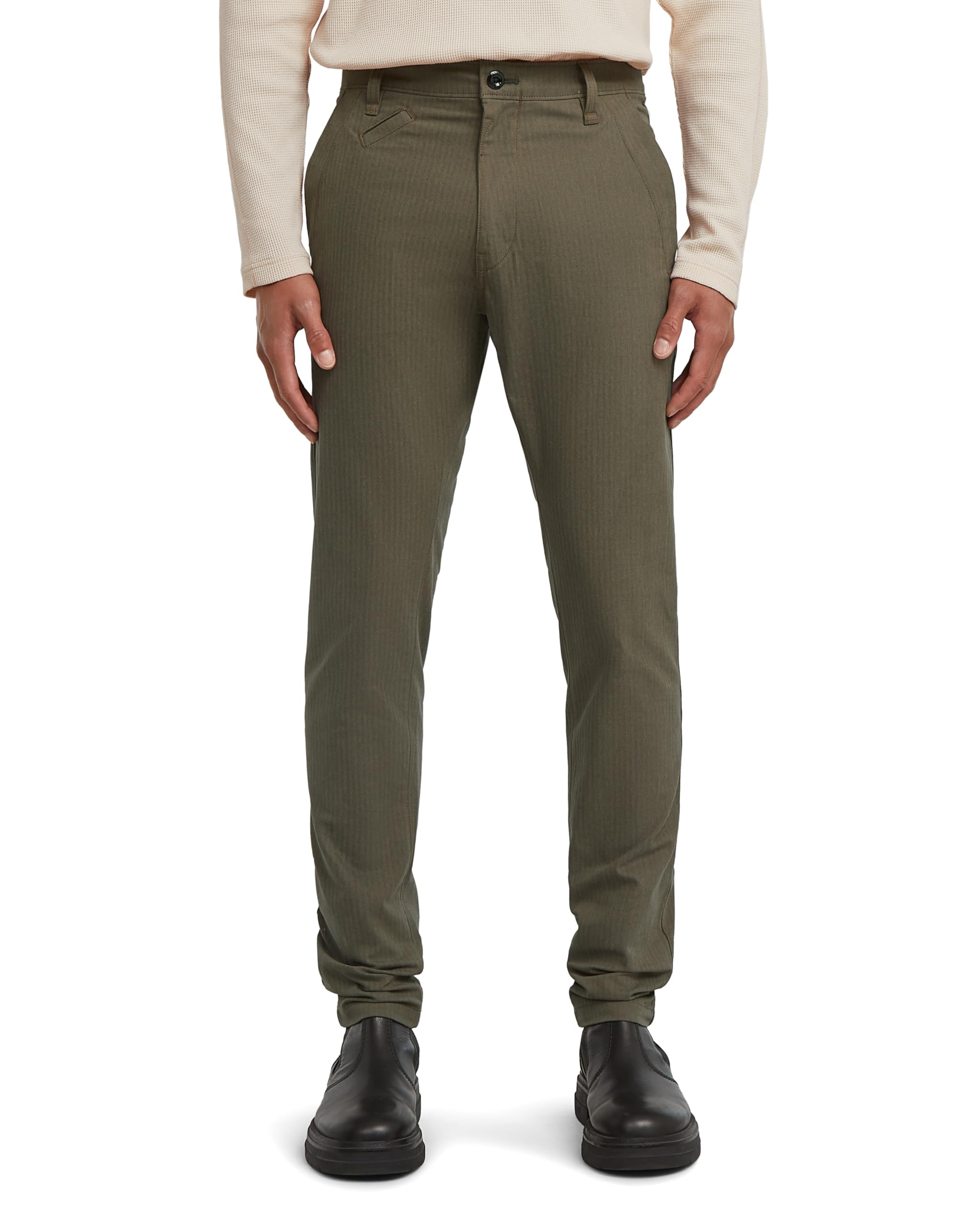 G-STAR Men's Bronson 3.0 Slim Chino, Multicolor (dk fawn/asfalt hb D26336-E154-H614), 32W / 30L
