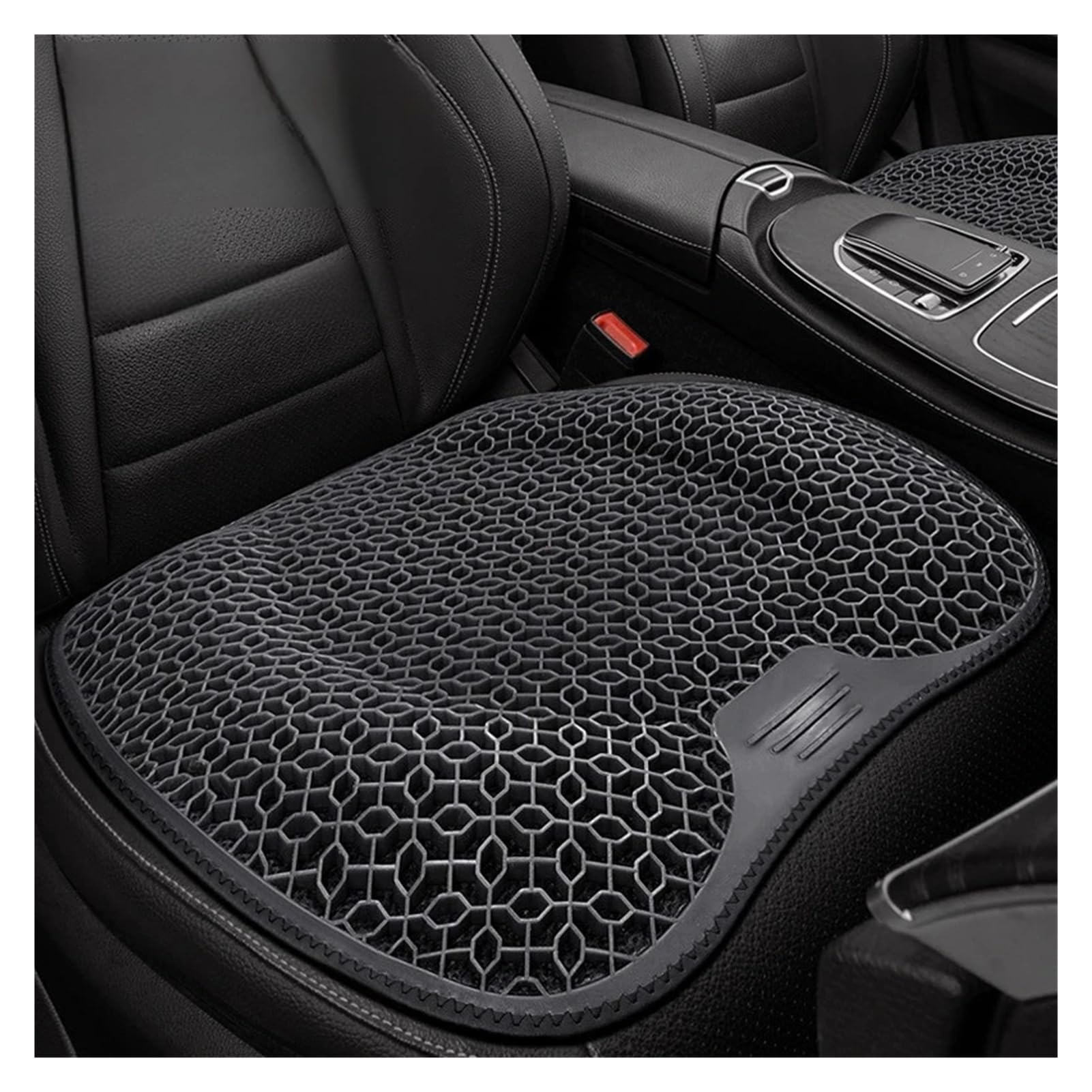 Hviyroi car seat cushion Honeycomb Design Gel Cushion Breathable, Elastic Car Seat(Gray)