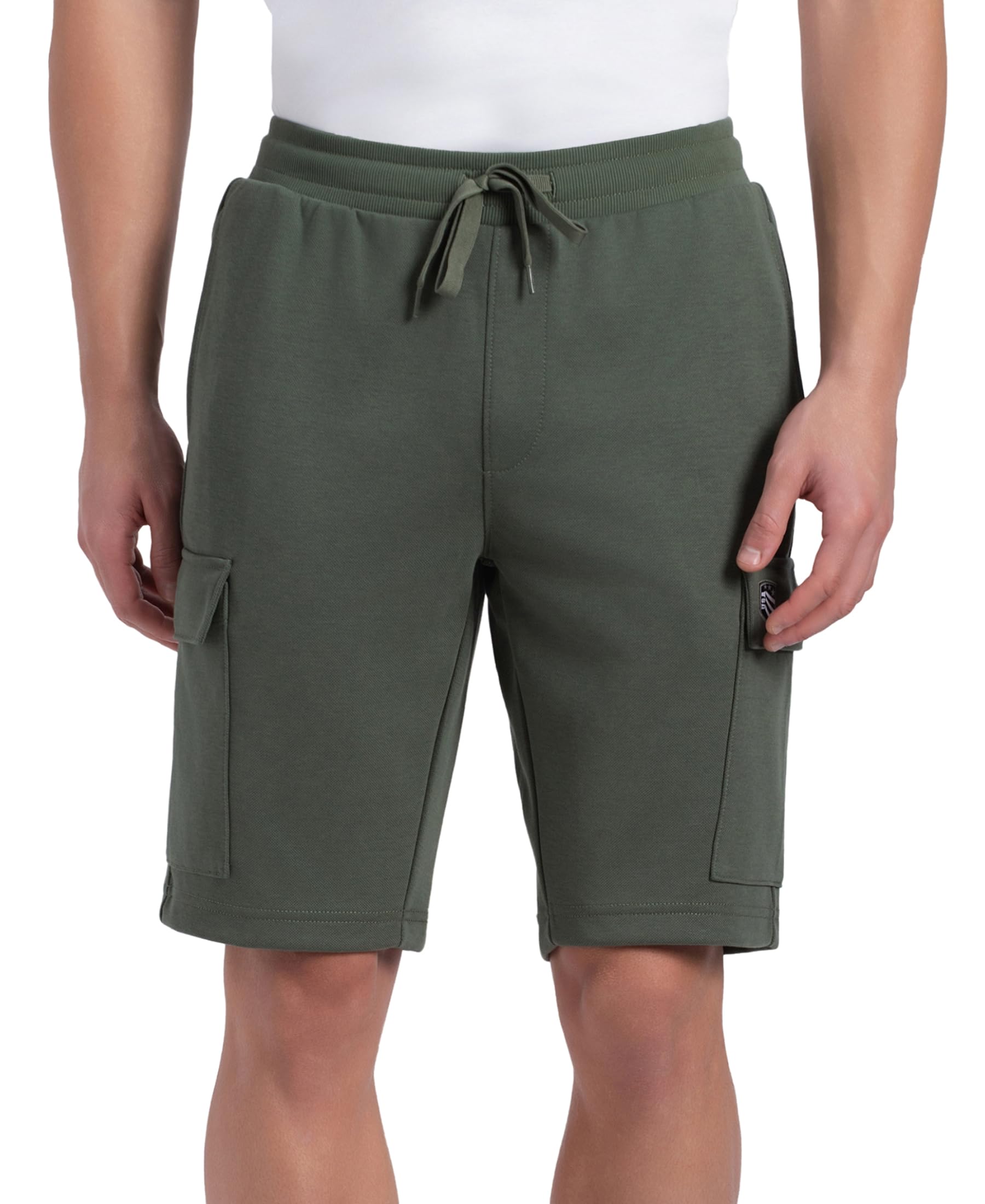 Jockey UM63 Men Super Combed Cotton Rich Regular Fit Cargo Pocket Shorts-picture-13