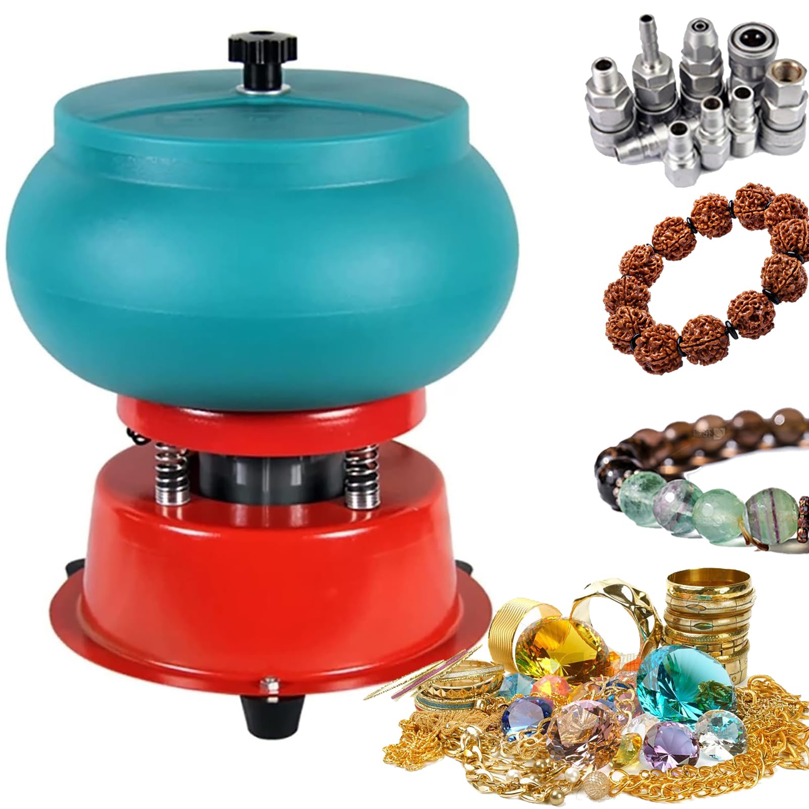 Máquina pulidora vibratoria y herramienta para hacer joyas fácil