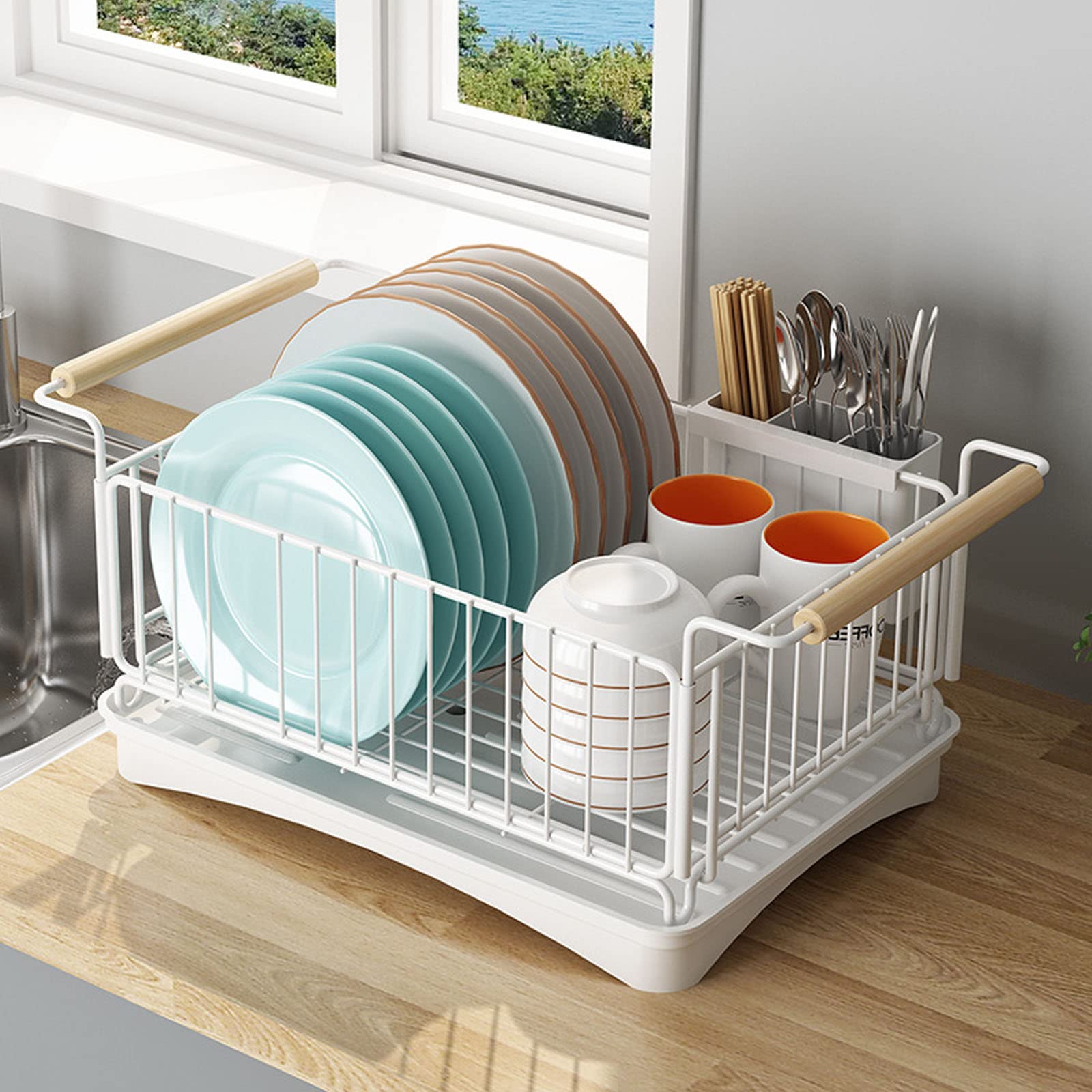 Escurridor De Platos,Escurre Platos,Escurridor Fregadero,Cocina Escurridor Platos Fregadero Escurreplatos,Escurridor Platos Metal Encimera,Escurreplatos Sobre Fregadero,Escurridor De Platos Y Vasos