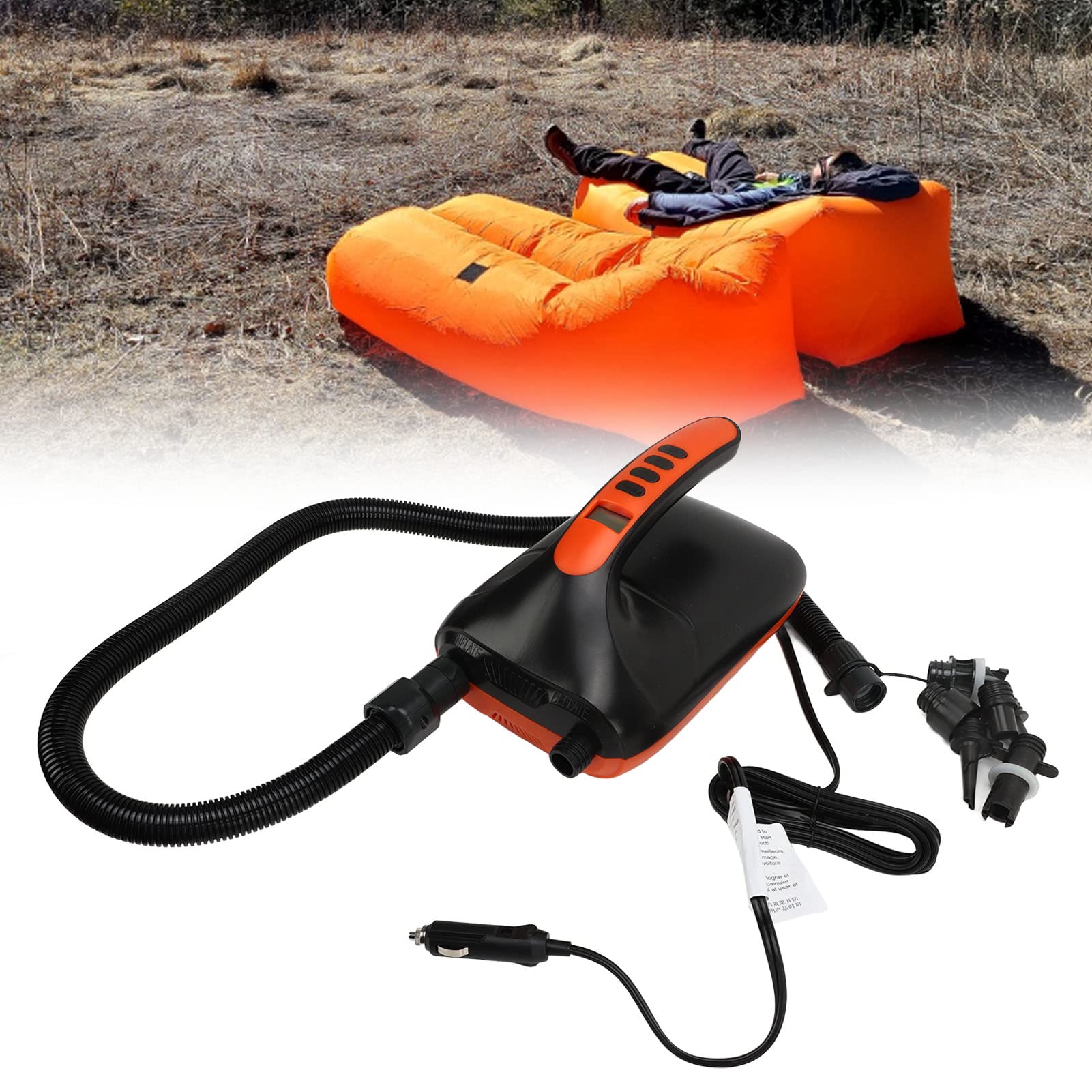 Pompka Inflatora 2-stopniowa Elektryczna Pompa Powietrza 12 V z