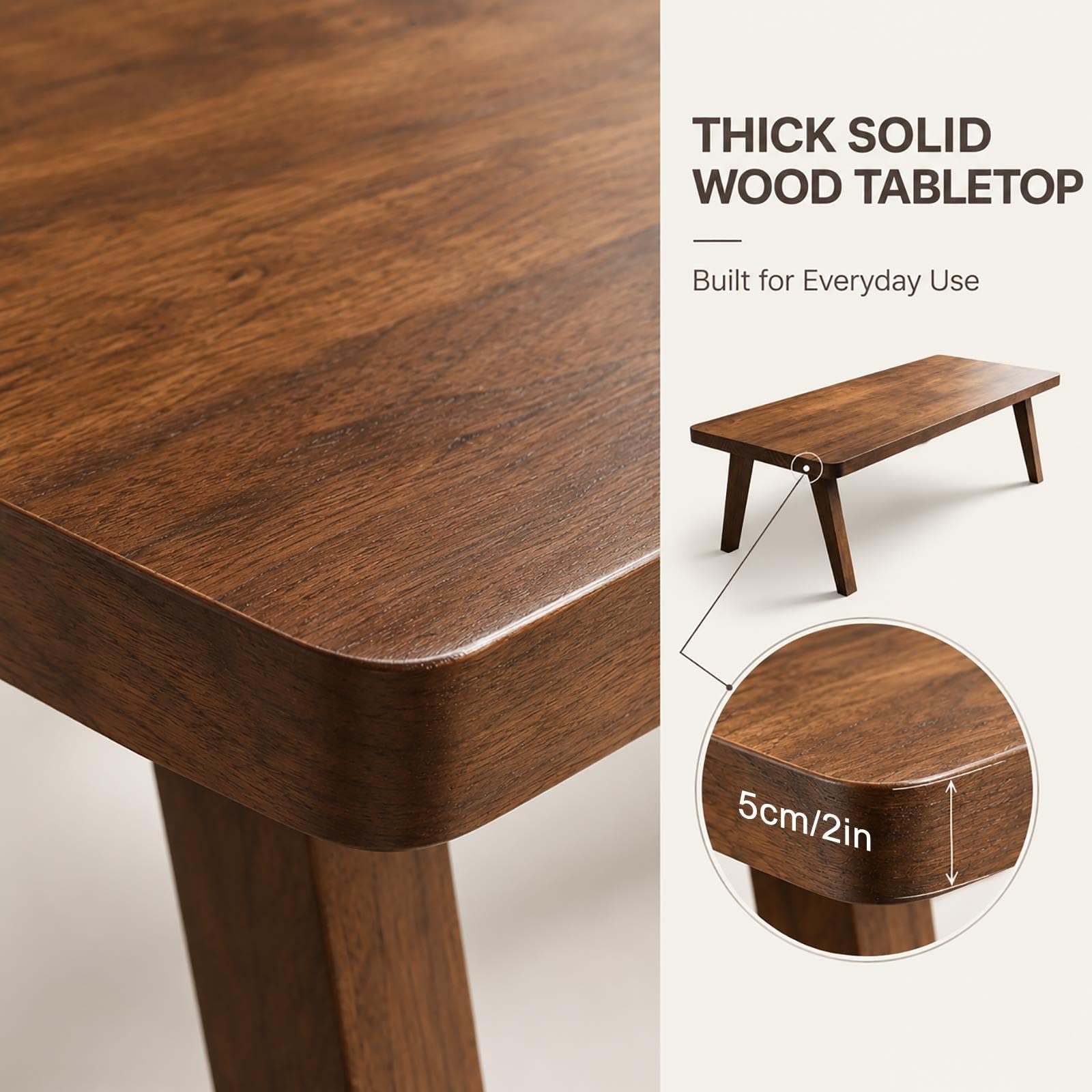 Scrittoio in Legno Multiuso Tavolo da Pranzo