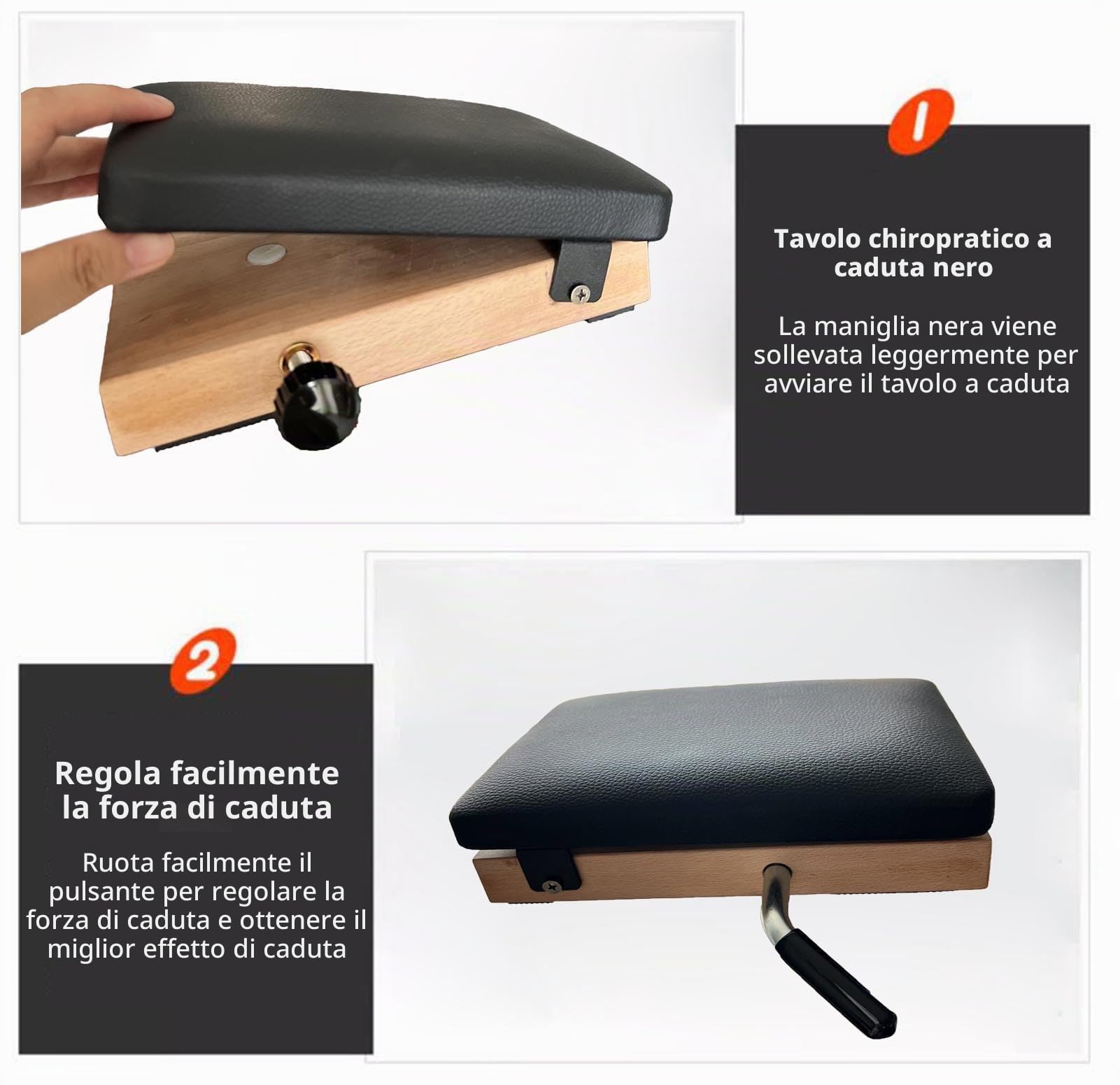 Chiropractic Extremity Drop Piece Speeder Board, Strumenti di Regolazione | Scheda di Caduta Delle Estremità, Piastra di Pressione Chiropratica per Massaggio