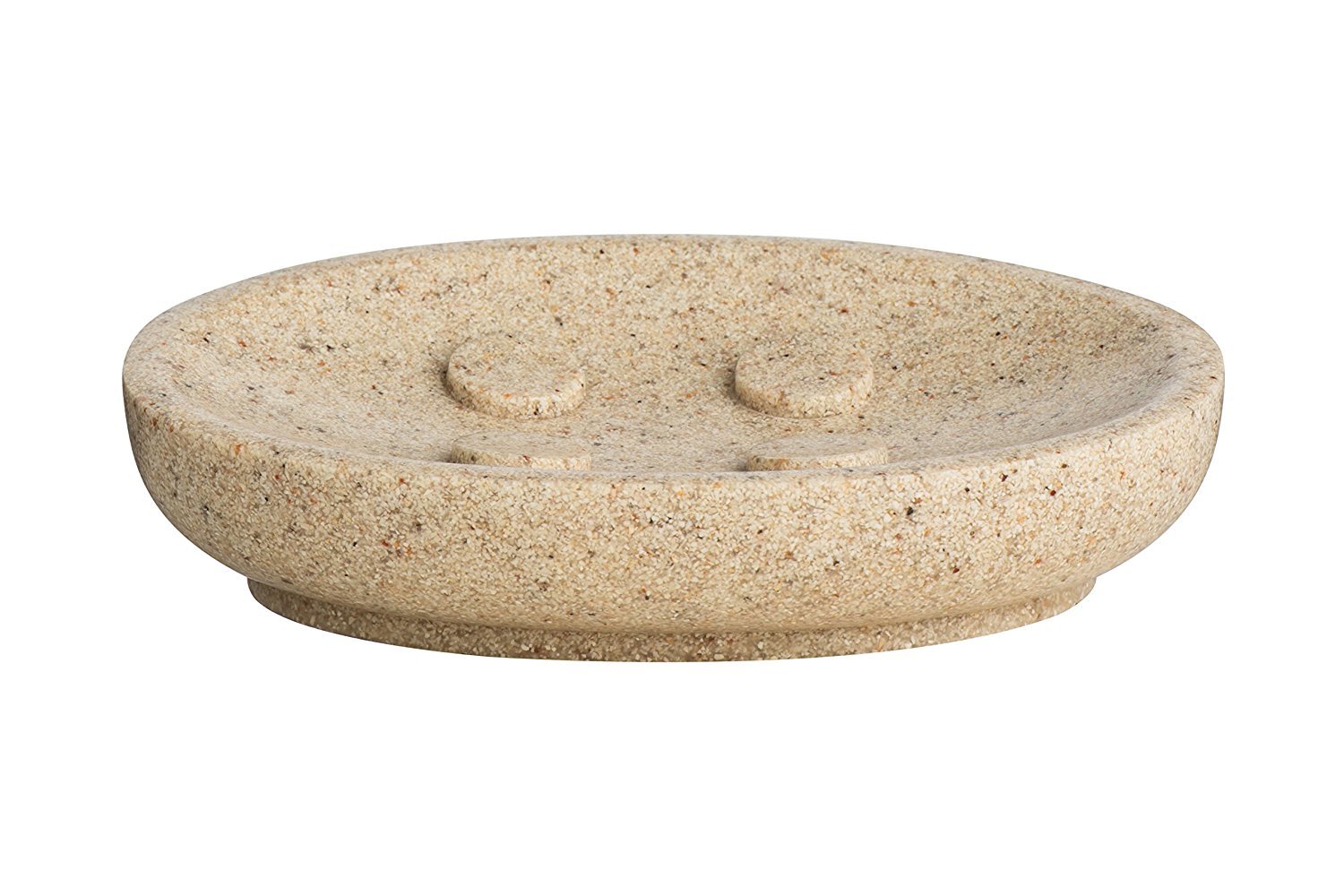 Orsina Canyon Stone Effect Soap Dish - Natural - Small