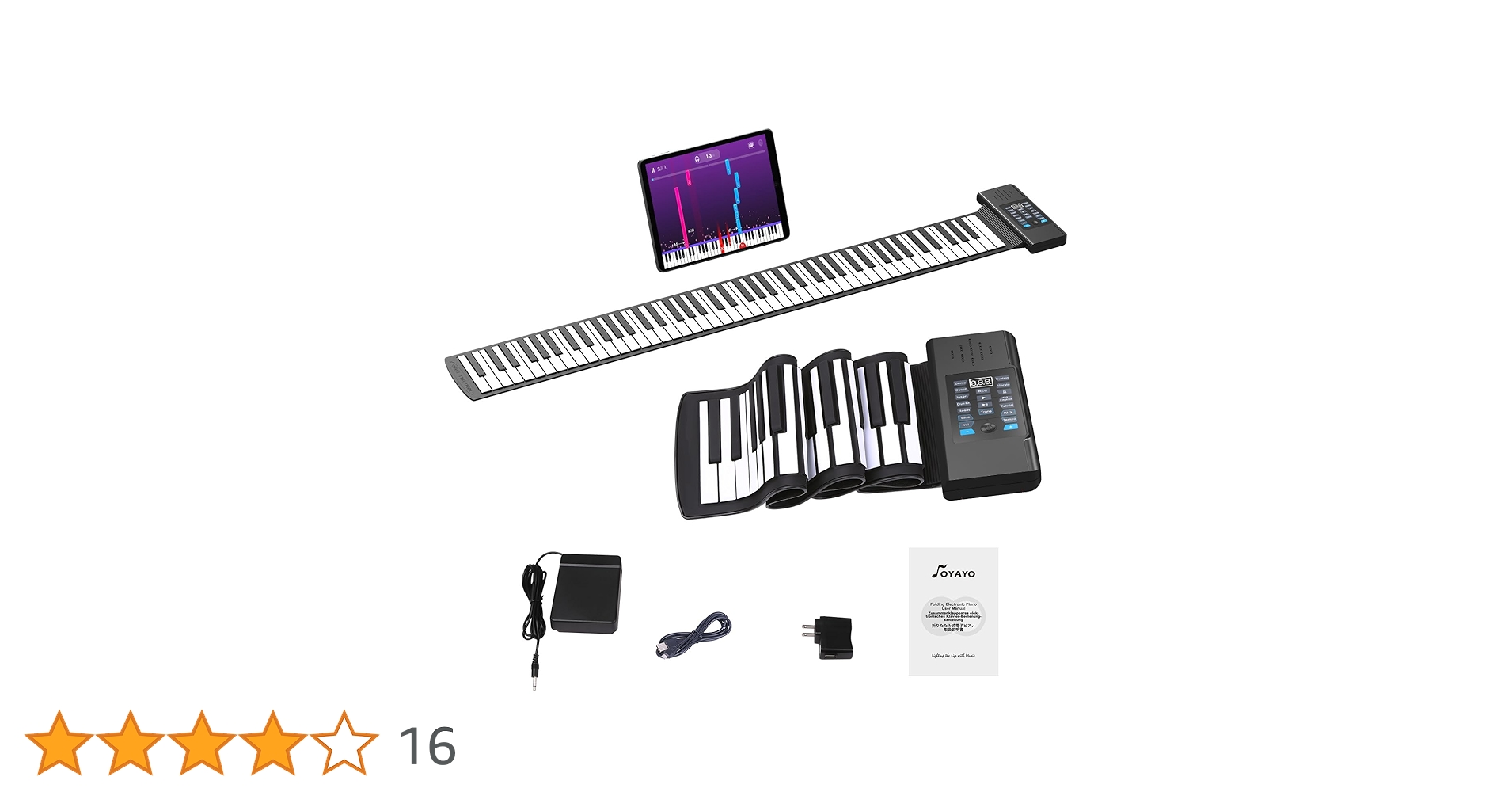 Amazon | OYAYO ロールピアノ 88鍵盤 ロールアップピアノ キーボード