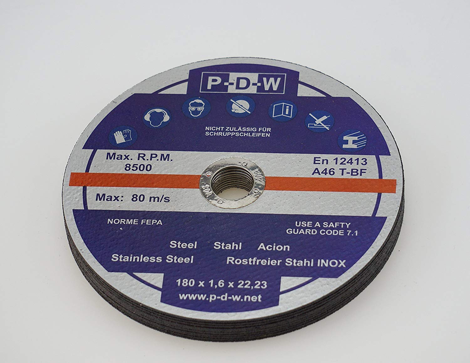 Disque à Tronçonner Merryland En Acier Inoxydable Pour Meuleuse D'angle