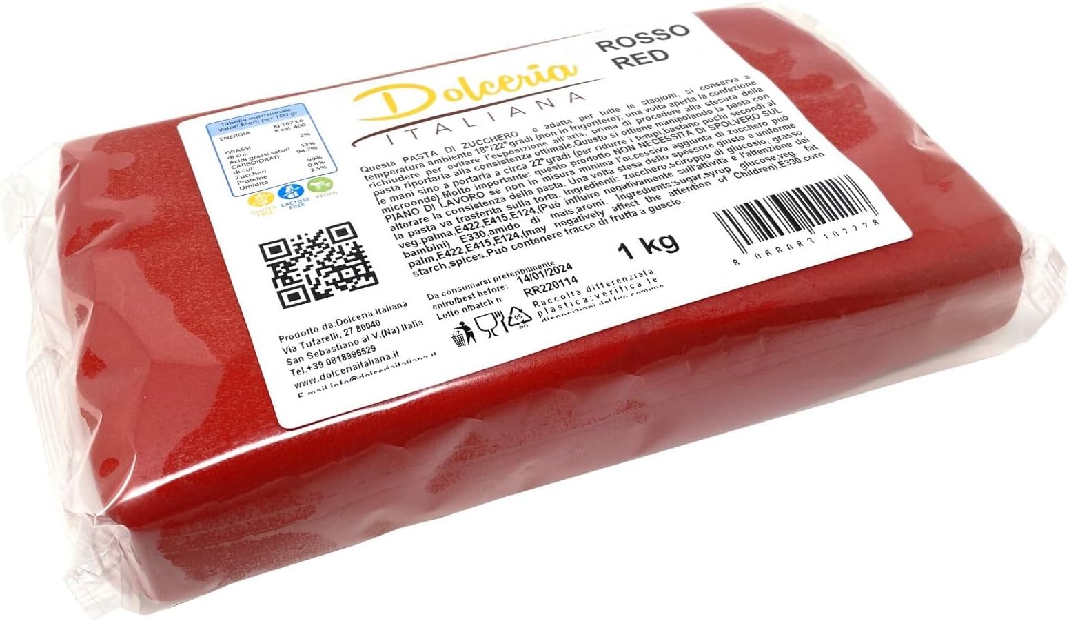 Fondant 1 kg Red