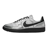Metallic Silver&sol;Black Nike Field General Sneaker