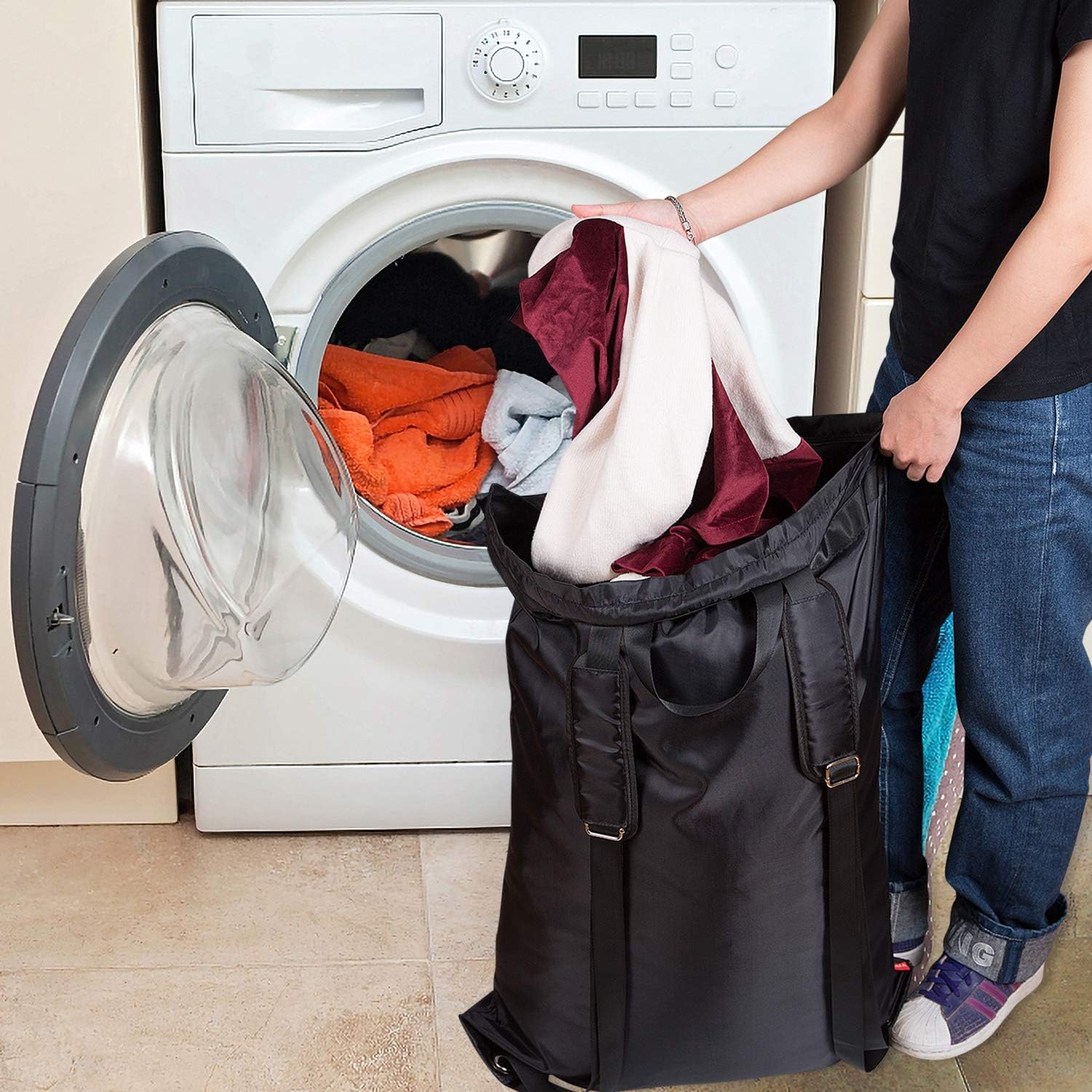 can you put a backpack in the washer and dryer Online Sale