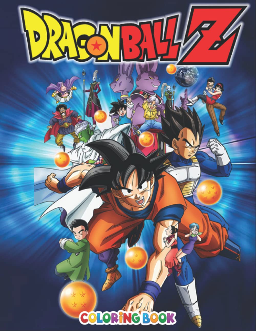 Buy Dragon Ball Z Coloring Book: +50 DragonBall Z Colouring pages for ...