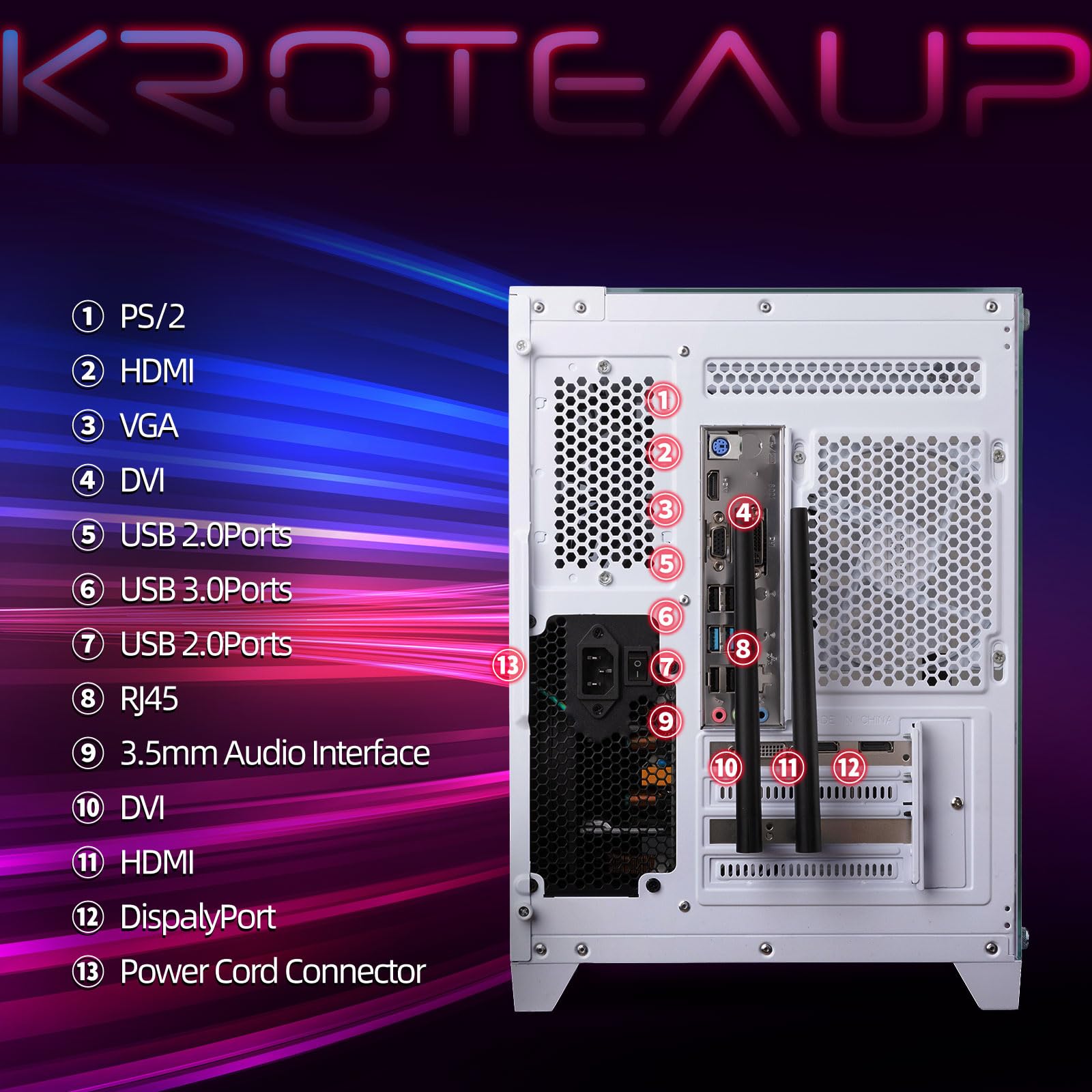 自作PC i5-3470 16G 512G SSD GT520 Amazon.com: Kroteaup Gaming PC, Intel Core i5-3470 3.2GHz, Radeon