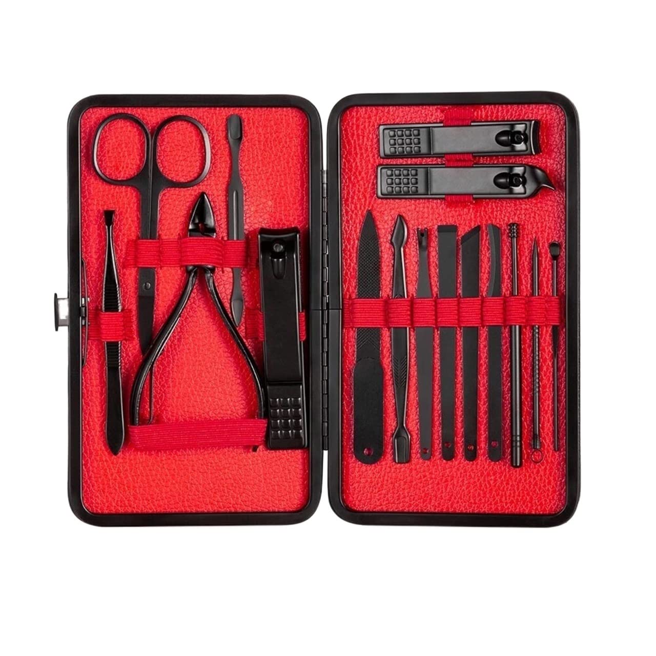 Pince crochet aigle KANUZ 16 pièces : coffret manucure voyage et maison