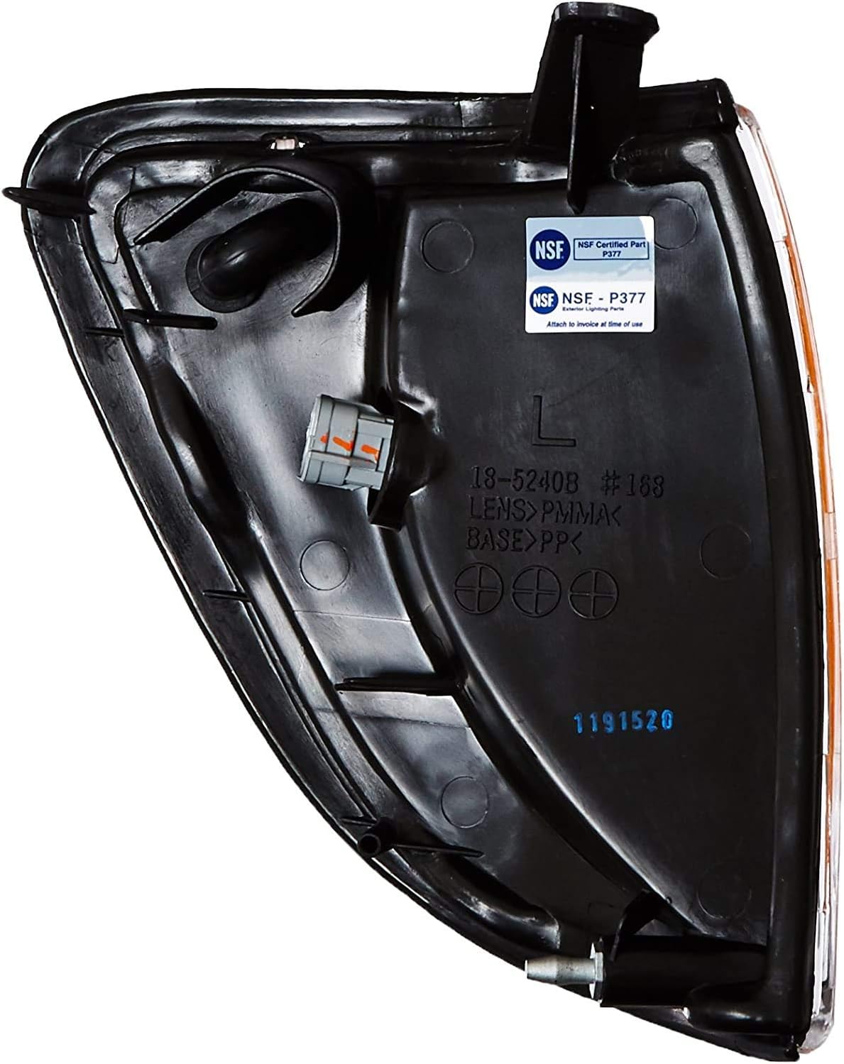 18-5240-00 81620-04050, TO2520155 TYC Parking Side Marker Cornering Light w/Bulb Black Trim Front Left(Driver) 97-00 Tacoma Base DLX Extension cab 98-00 Tacoma SR5
