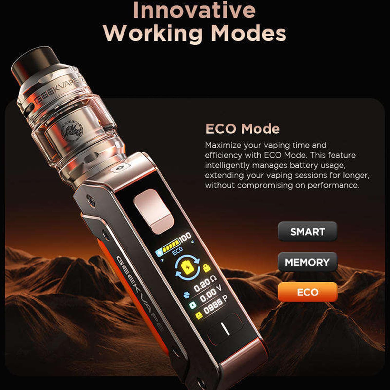 Geekvape Aegis Solo 3 Kit / S100 Mod Kit mit Z Subohm 2021 Tank (Z 0.2ohm / Z0.4XM Coil) 5.5ml externe 18650 Batterie Kein Batterie,Kein Nikotin (Schwarz)