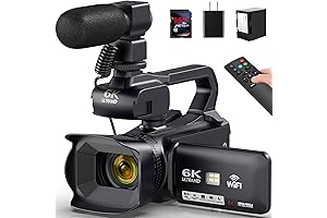 6K Video Camera for Super Smooth Recordings