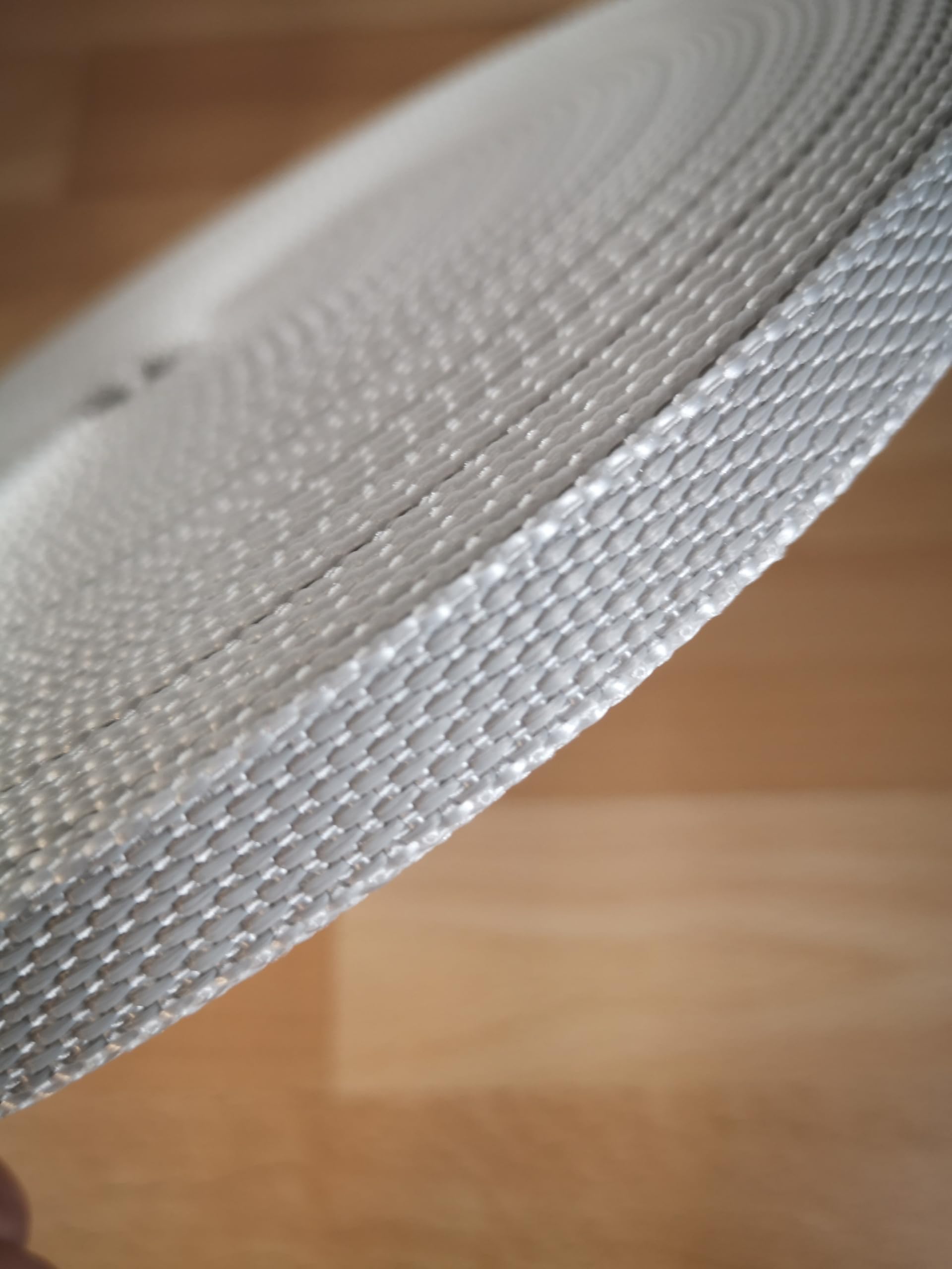 Mini Rolladengurt 14 mm grau 50 Meter Rolle original ROLATEC