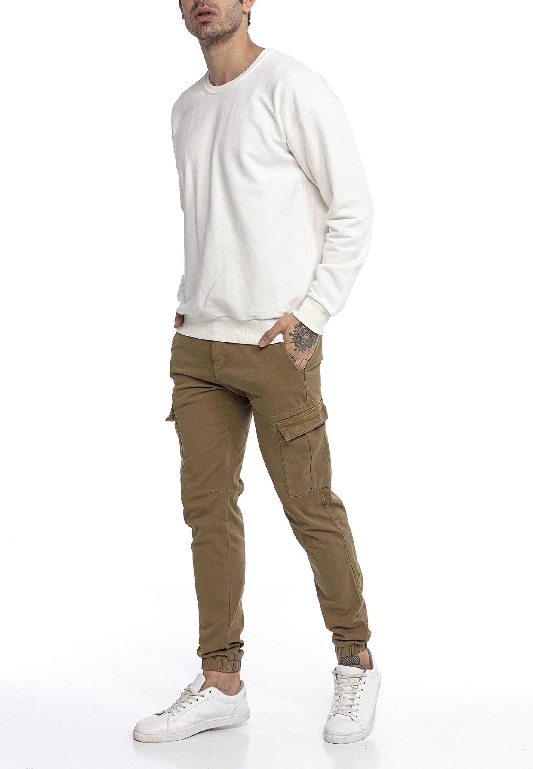 RED BRIDGE Jogger Pants pour Homme Pantalons Cargo en Denim Jean