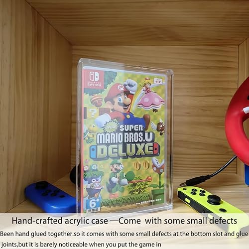 Miniatura 4 de Clear Acrylic Protective Case Compatible for Nintendo Switch Games,4MM Thick Protective Cover Display Case Protector for Switch Games Box (Pack of 2)
