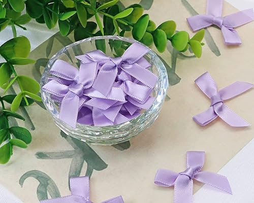 Miniatura 2 de Shapenty Mini lazos de satén para coser, álbumes de recortes, tarjetas, boda, regalo de Navidad, vestido de niñas, accesorios para el cabello,