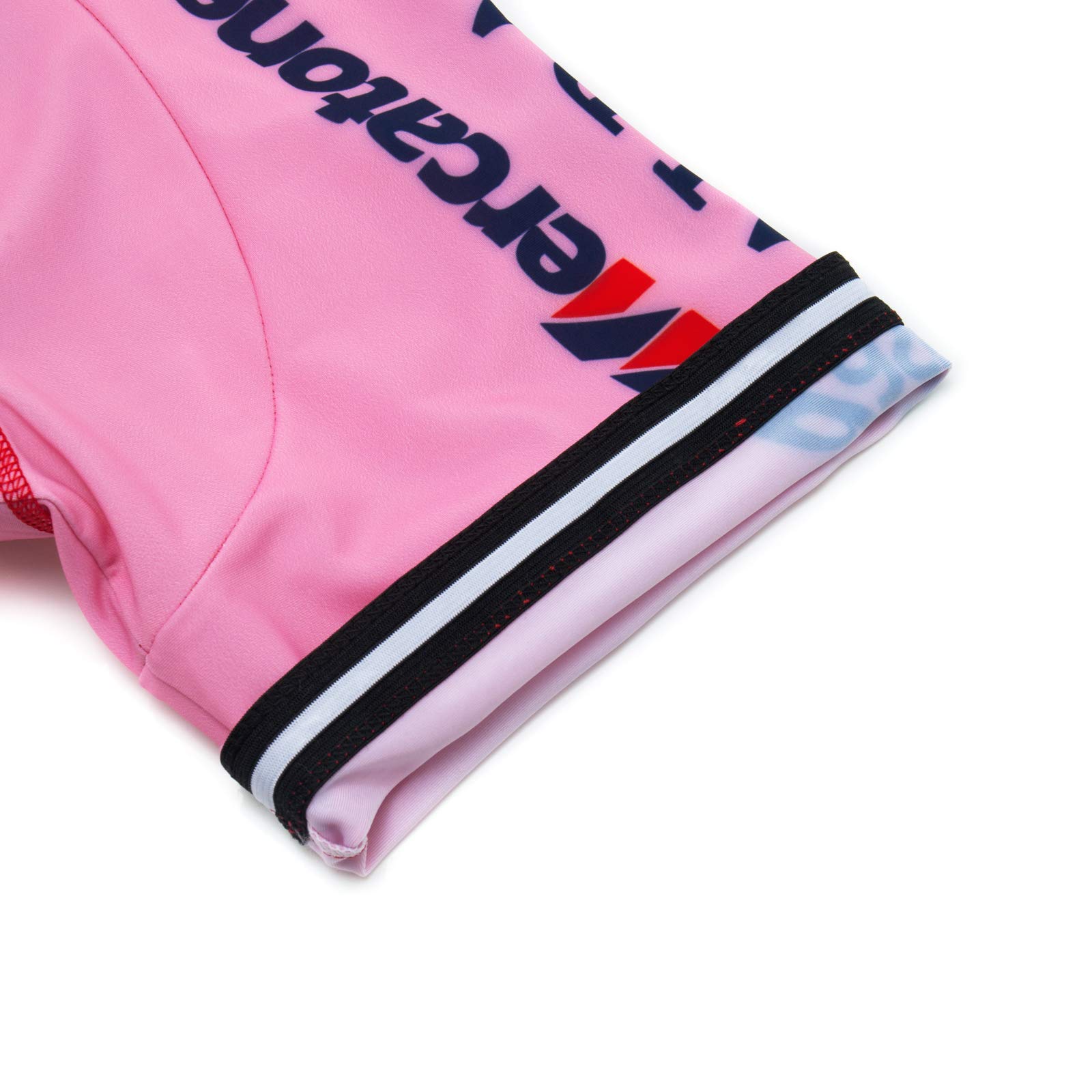 Marco Pantani Pro Team Retro Mercatone Uno Maillot Cyclisme Ensemble for Hommes, Été Manches Courtes Respirant Cycle Chemise VTT Vélo Vêtements Cuissard Kits 9D Gel Pad