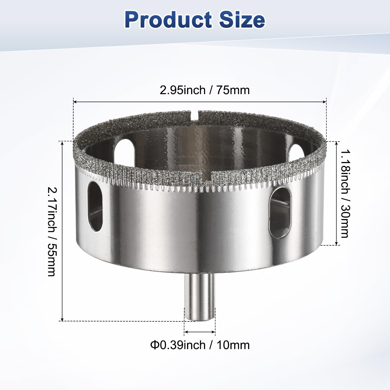 M METERXITY 1-Pack Diamond Hole Saw Drill Bit - Image 3
