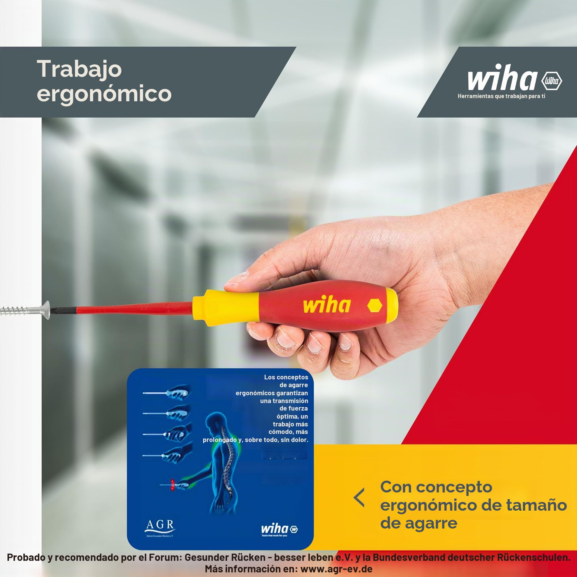 Wiha Juego de herramientas para electricistas en surtido, de 13 unid., incl. funda para herramientas (36389)