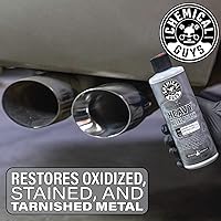 Vista 3 de Chemical Guys, Heavy Metal Polish SPI_402_16 - Abrillantador pesado restaurador y protector para metales (16 oz) y toallas de microfibra de grado