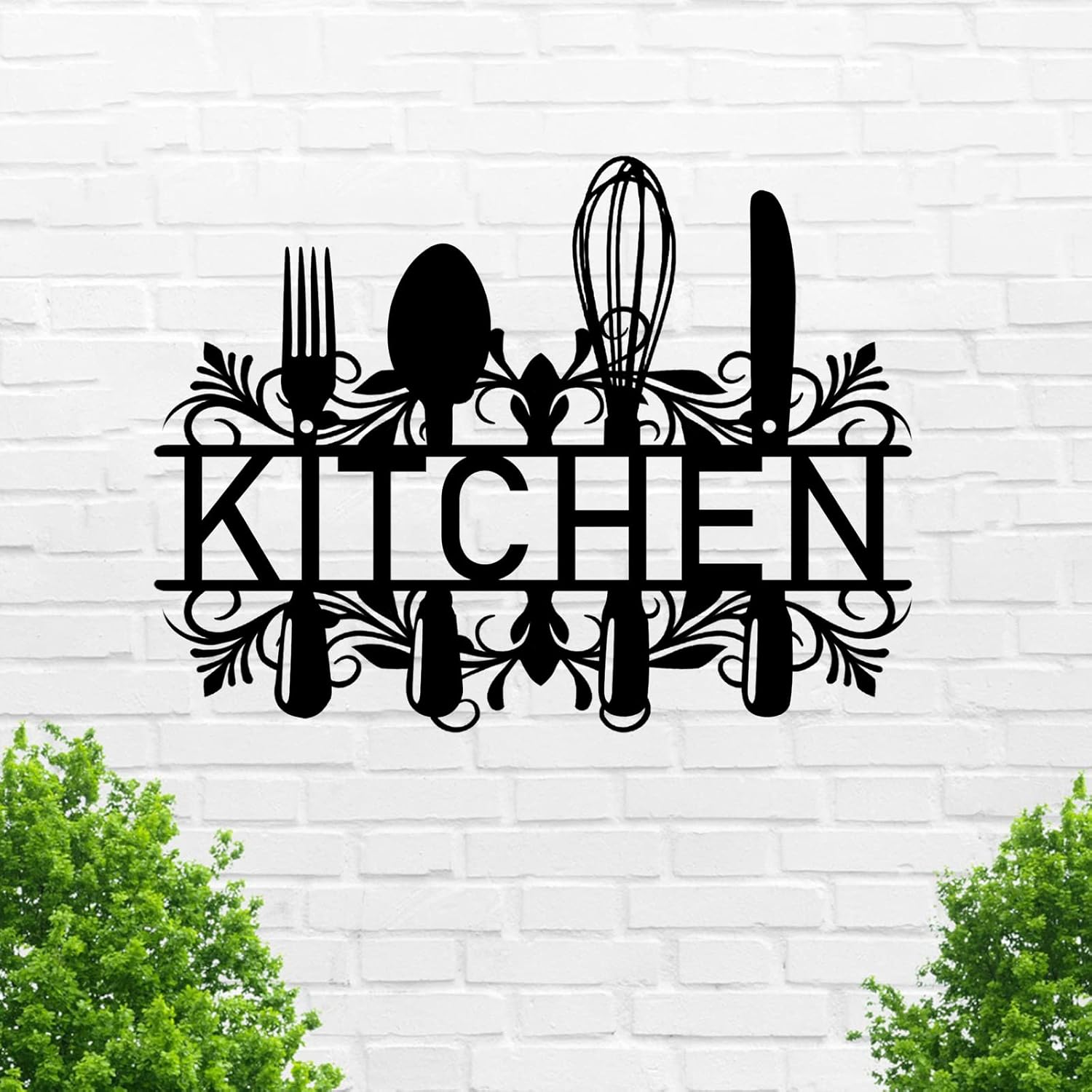 Kitchen Metal Wall Art,Cooking Room Metal Sign Wall Decor,Kitchen Signs Wall Decor