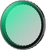 Vista 14 de K&F Concept Filtro de Densidad Neutra Variable ND2-32 de Ajuste por Presión Compatible con DJI Osmo Action 5 Pro, Filtro de Reducción de Luz