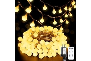JMEXSUSS Globe String Lights