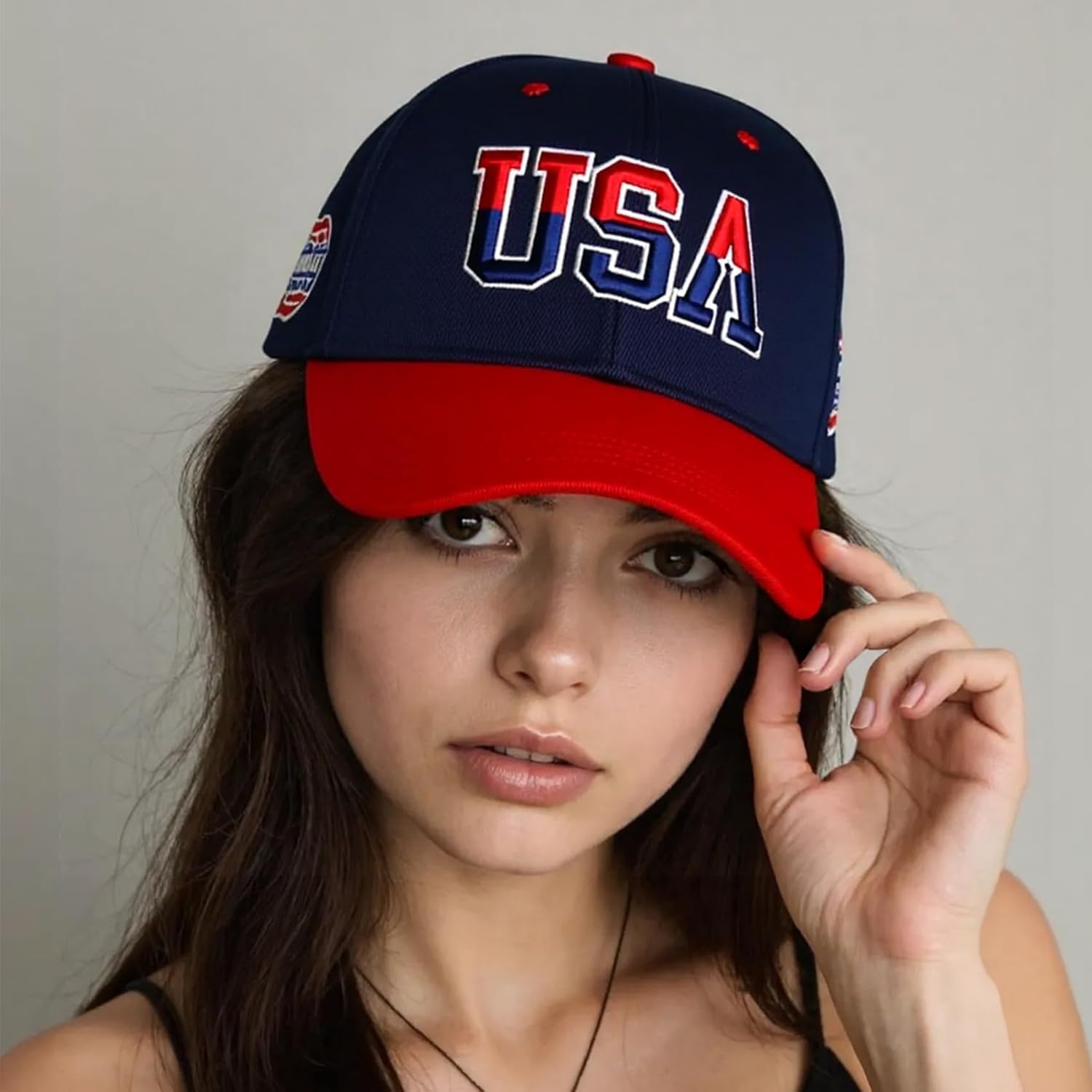 4 Pack Patriotic American Flag Baseball Cap Embroidered Trucker Hat for Men Women - Image 3