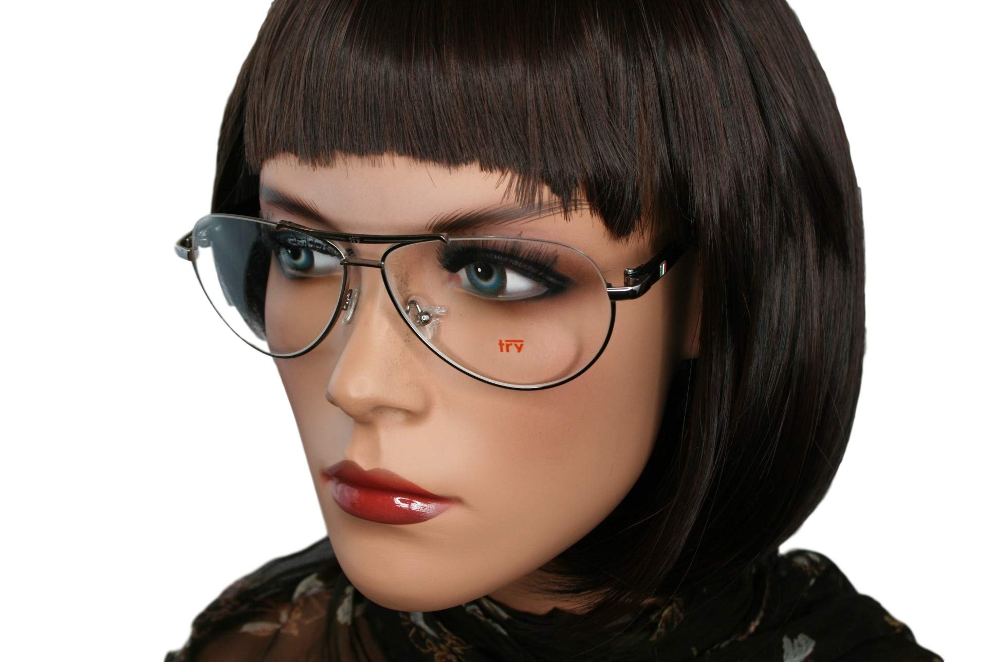 Try OCCHIALI DA VISTA UOMO DONNA TY 57481 CANNA DI FUCILE E NERO - A GOCCIA