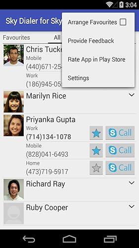 Sky Dialer for Skype