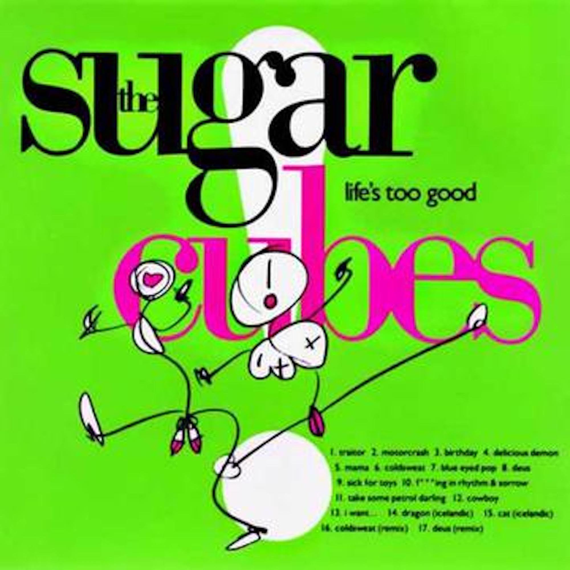 The Sugarcubes Life's Too Good Clear Vinyl LP Limited Edition New & Sealed