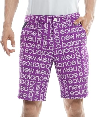 新品 ニューバランスゴルフ ショートパンツ/メンズ/5(80-84)/オレンジ スウェット リラックス ショートパンツ (MENS) | new balance