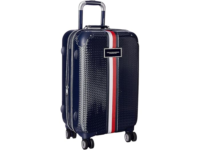 tommy hilfiger basketweave luggage