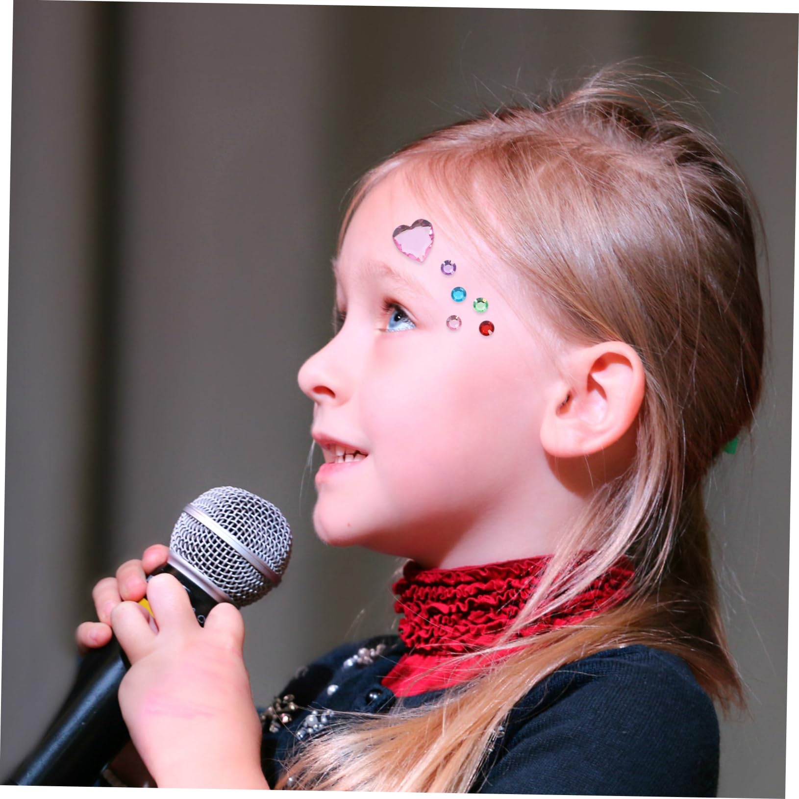 NUOBESTY 40blätter Selbstklebende Strasssteine Für Gesicht Glitzer-juwelen Für Makeup Nageldekoration Für Partys Karneval Hochzeiten Und Besondere Anlässe Hautfreundliches Material