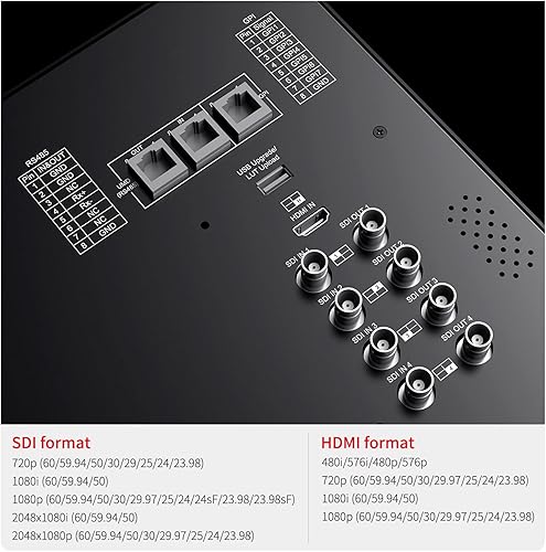 Miniatura 2 de SEETEC ATEM156S-CO Monitor de transmisión multicámara de 15.6 pulgadas, monitoreo multivista en tiempo real 4X3G-SDI NIOut HDMI Full HD 1920x1080