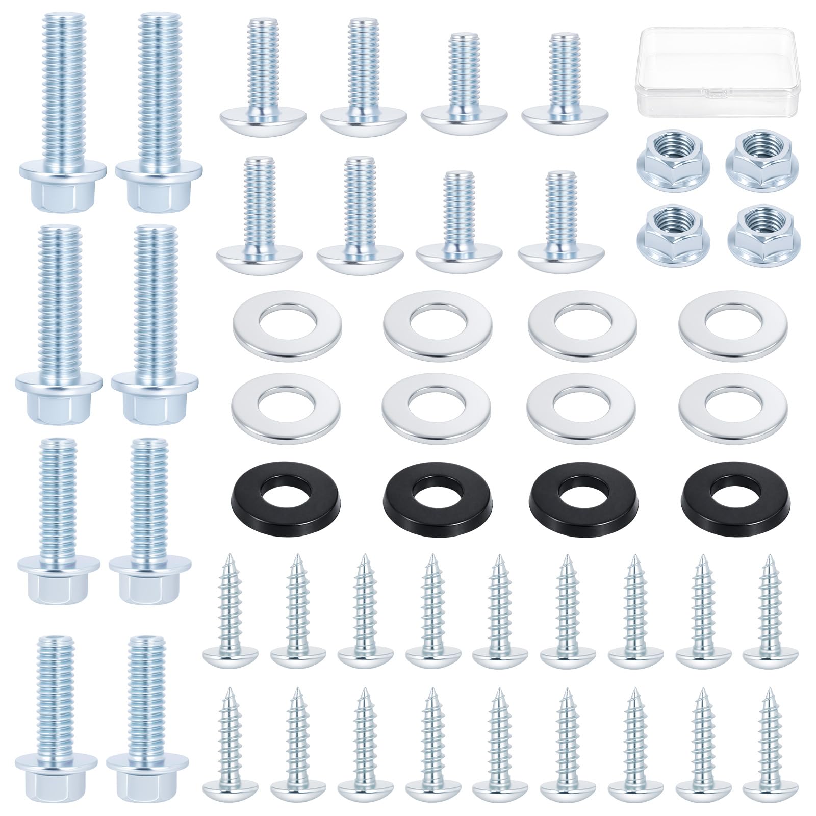 Podoy CRF50 Plastic Fairing Tank Mount Bolt Kit for compatible with XR50 CRF50 SDG SSR Pit Dirt Bike Motorcycle 50cc 90cc 110cc 125cc 140cc 150cc 160cc Plastic Panel Screw Set (50pc)